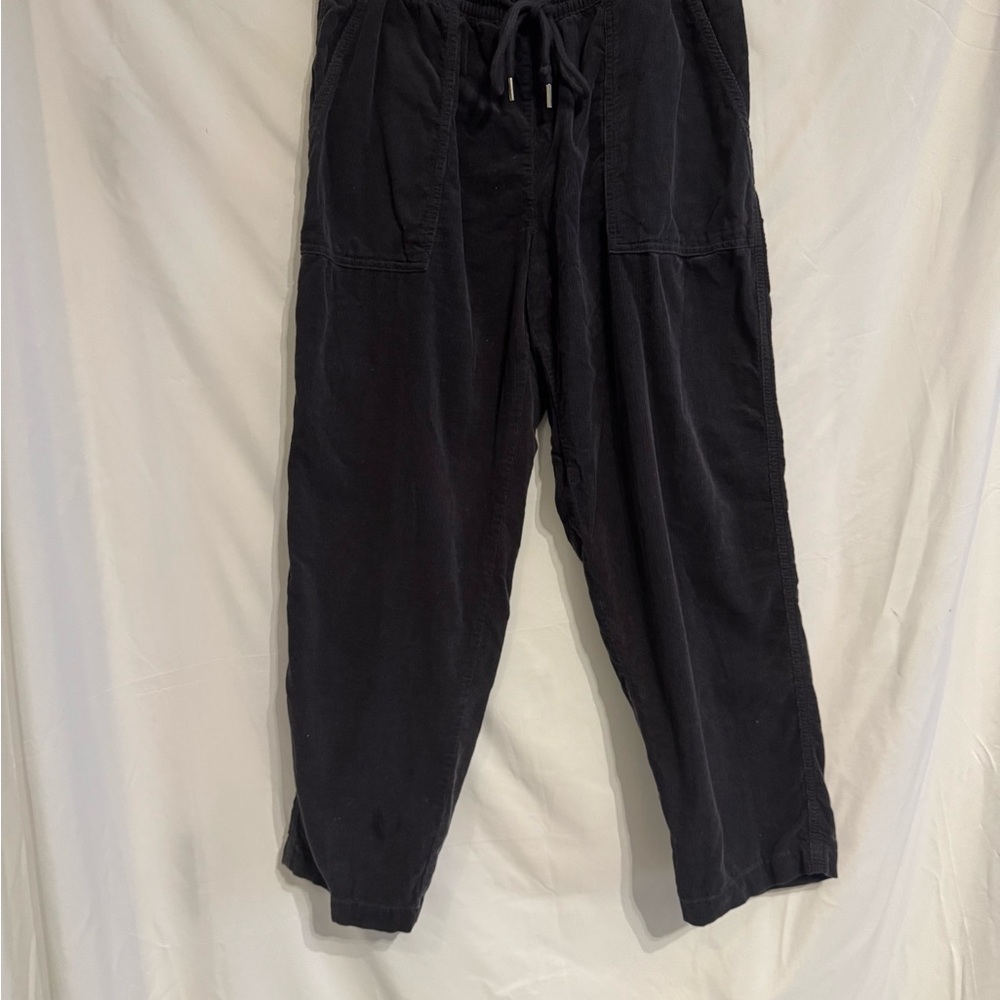 LOFT Dark Gray Corduroy Joggers